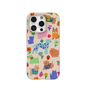 Colorful Dog Pattern Phone Case